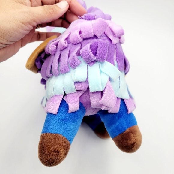Fortnite Loot Llama Pinata Plush Stuffed Animal Blue And Purple 12" - Picture 8 of 9